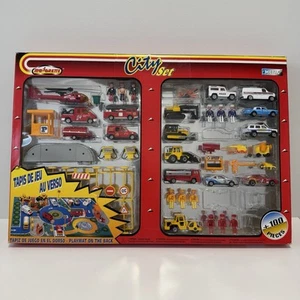 VTG Majorette City Set Metal Diecast 100+ Piece Set Incomplete 90s NEW READ - Picture 1 of 12