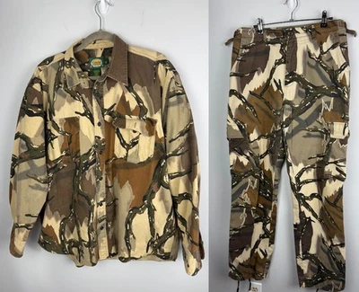Cabela's камуфляж охотничья куртка и брюки комплект L/34 Reg винтажный Макао хлопковая смесь - Изображение 1 из 4