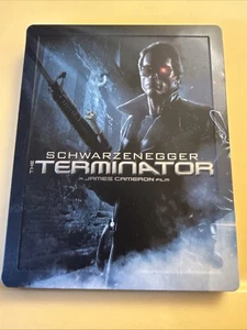 The Terminator Play(UK) Exclusive Embossed Steelbook (Blu-ray) (New Open Box) - Picture 1 of 4