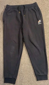 Superdry Sports Style Navy Blue Joggers M7010714A Men's Large - Picture 1 of 6