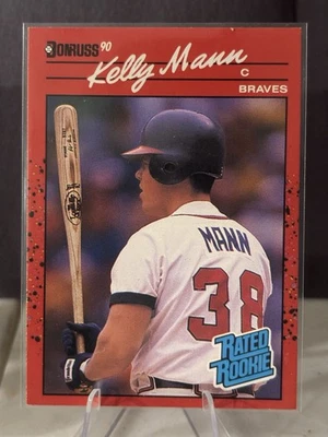 1990 Donruss - Rated Rookie Kelly Mann #46 (RC) - Image 1 of 2