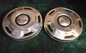 2 Vintage 1976-1991 Ford F-150 F150 Bronco Econoline Van 10-3/4" OD Hub Caps - Picture 1 of 14