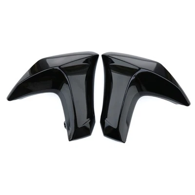 Cubierta de radiador izquierda+derecha para Kawasaki ER6N ER-6N 2012-2016 negro brillante Foto 1 de 4