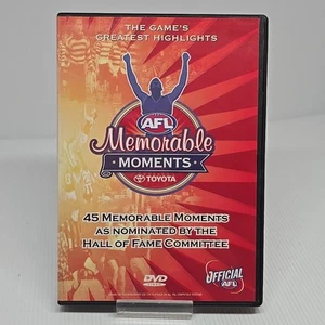 AFL Memorable Moments DVD Official Australian Rules Football Sport - Picture 1 of 2