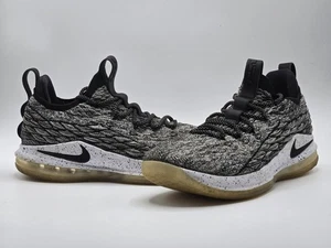 Nike Lebron 15 Low Ashes..Oreo grigio/bianco..AO1755-002..Scarpa da basket uomo 11 - Foto 1 di 11