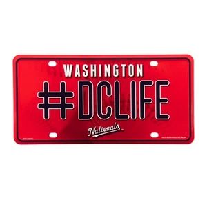 Rico Industries MLB Washington Nationals #DCLIFE Metal License Plate - Picture 1 of 3
