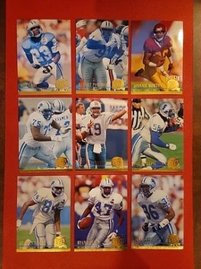 Set équipe Fleer Ultra DETROIT LIONS 1991 - Lomas Brown, Herman Moore, lames, etc. - Photo 1 sur 3