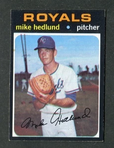 Mike Hedlund Royals 1971 Topps MLB Baseball Card #662 High # Number Series - Picture 1 of 2