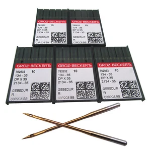 50 Groz-Beckert 134-35 DPX35 Gebedur Titanium Needles FOR PFAFF 145 335 545 1245 - Picture 1 of 3