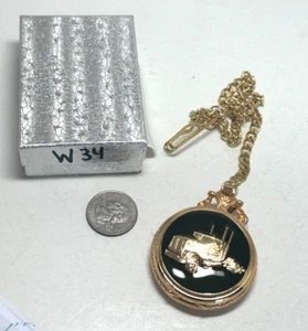Pocket Watch Truck Semi Collection In Box W34 - Picture 1 of 4