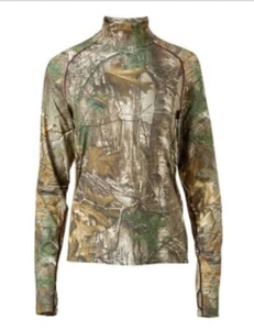 Field & Stream Realtree Midweight Base Defense Mock Neck Top Women’s Small - New - Picture 1 of 5
