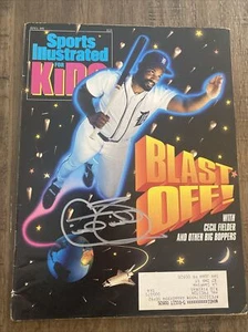 Cecil Fielder Signed Autograph Sports Illustrated for Kids Magazine Tigers - Picture 1 of 8
