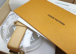 LOUIS VUITTON Monogram Boite-Scott GI0203 Storage box accessory case clear - Picture 1 of 10