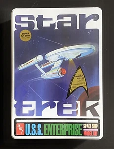 AMT #AMT609 Star Trek U.S.S. Kit spedizione spaziale Enterprise NUOVO SIGILLATO LTD ED METALLO - Foto 1 di 19