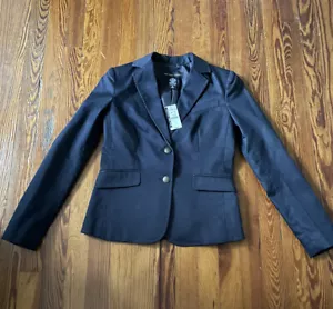 Tuta gonna blu navy New York & Company nuova con etichette gonna taglia 0 blazer taglia 2 - Foto 1 di 14