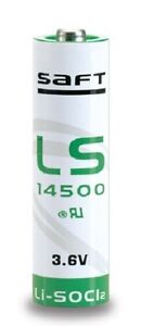 1 X Saft Pile Lithium LS 14500 - AA LR06 - 3.6V