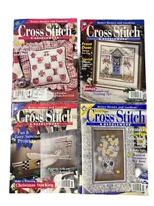 Better Homes & Gardens 99 2000 Cross Stitch & Needlework Magazines Lot Of 4 - Picture 1 of 10