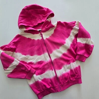 Girls Pink Tie Dye Hoodie Age 8 Years TU - Image 1 of 4