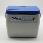 Vintage Coleman 5272 Personal 8 Beer/Lunch Cooler Blue/White
