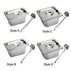Steam Table Pan with Lids Stainless Steel Hotel Pans Metal Steamer Pan Chafing