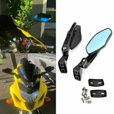 Motorcycle Racing Rearview Mirrors For Yamaha FZ1 FZR YZF 600 R R1 R6 R6S 1000 Foto 1 de 4