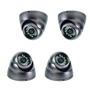 4x NUEVO Sharp 1/4 3.6mm CCD 24 IR LEDs Seguridad CCTV Domo Cámara de Vigilancia - Imagen 1 de 1