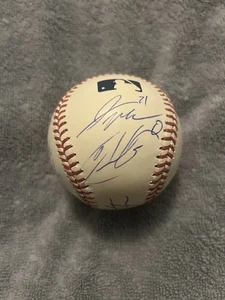 2025 SOMERSET PATRIOTS (YANKEES AA) TEAM SIGNED AUTOGRAPHED OML BASEBALL - Picture 1 of 7