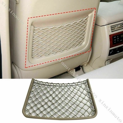 1X Redes de bolsillo de almacenamiento de mapa para asiento delantero trasero para Toyota Land Cruiser LC100 1998-07 Foto 1 de 4