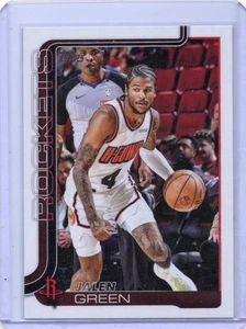 2025-26 Topps Basketball - Jalen Green #175 Houston Rockets  - Picture 1 of 2