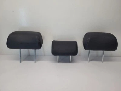 Hyundai Azera 2012-2017 RH CENTRO LH 3 reposacabezas trasero cuero negro Foto 1 de 4