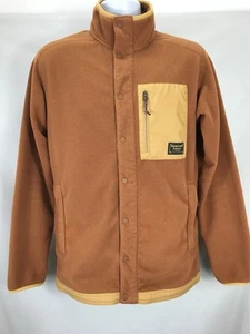 Burton Dryride Fleece Hearth Snap Mens Size Small Brown Long Sleeve (has wear) - Picture 1 of 20