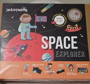 Jack In The Box Toys Space Explorer 6 in 1 Craft Box Model Kit Ages 7-10 - Picture 1 of 6