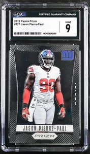 2012 Panini Prizm Jason Pierre-Paul #127 Football CGC 9 - Picture 1 of 2