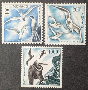 EDW1949SELL : MONACO 1955-57 Scott #C41a-44a Cplt set. PO Fresh. VF MNH Cat $564 - Picture 1 of 2