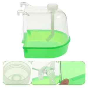 Scatola da bagno per uccelli accessori per uccelli per gabbia accessorio canarino conure - Foto 1 di 11