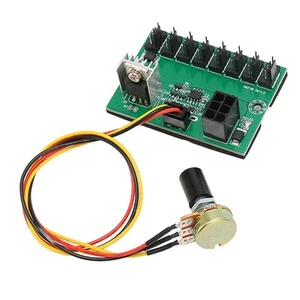 PC-Lüfter-Hub 2-polig 3-polig 4-polig Lüfteradapter PWM PC-Gehäuse Lü NTS - Afbeelding 1 van 22