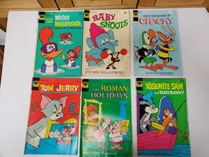 Whitman Lot of 6 Vintage Comic Books 1970s Mixed Lot - Picture 1 of 10