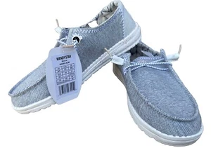 Hey Dude Wendy Star Azora Blue Shoes Size W9 - Picture 1 of 4