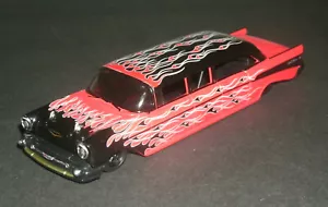 Maßstab 1:64 1957 Chevy Bel Air Hot Rod Lowrider Limo Druckguss (4,75") M2 Maschine - Bild 1 von 9