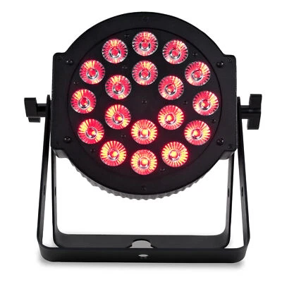 American DJ ADJ 18P HEX RGBAW + UV LED DMX RF Metal Par Can Wash Stage Up-Light - Image 1 of 3
