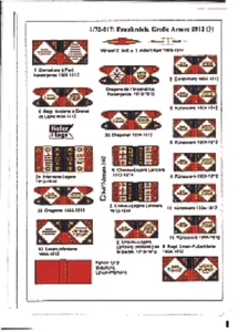 BANDIERE X SOLDATINI 1/72 - FLAGS 117: France, Great Army 1812 (3) 1 regimental - Picture 1 of 1