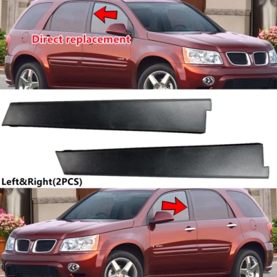 Left & Right Window Frame Trim Door B Pillar Applique For Equinox Torrent 06-09 Foto 1 de 4