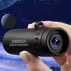 2000X25 HD Monocular Telescope Phone Camera Zoom Portable Travel Hiking Scope - Picture 1 of 2