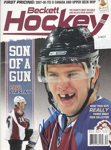 Colorado Avalanche Paul Stastny Signed Autograph 2007 Beckett Hockey Magazine - Picture 1 of 1