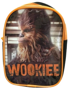 Mochila Wookie Chewbacca Mini 8" Negra Naranja Correas Ajustables Star Wars - Imagen 1 de 4