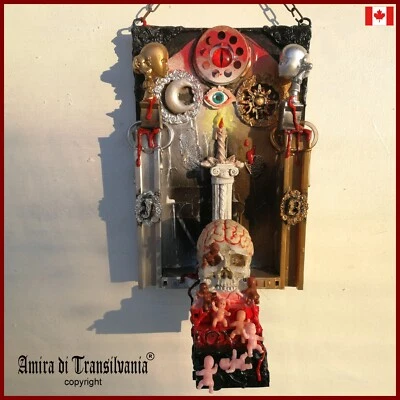 art assemblage contemporary sculpture painting mixed media modern original paint - Image 1 of 4