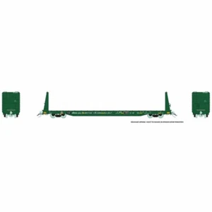 Rapido 147010A HO ICE Ex-BCR Patch Marine Industries Bulkhead Flatcar Single - Picture 1 of 3