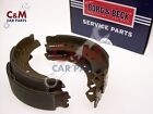 REAR BRAKE SHOES SET of 4  for FORD  ESCORT MK 2 from 1974-1980 - BORG & BECK