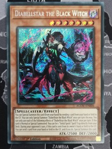 Diabellstar the Black Witch AGOV-EN006 Secret Rare 1st Edition Yu-Gi-Oh!