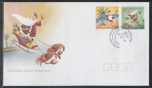 Christmas Island Scott 452-3 FDC - 2005 edición de Navidad - Imagen 1 de 1